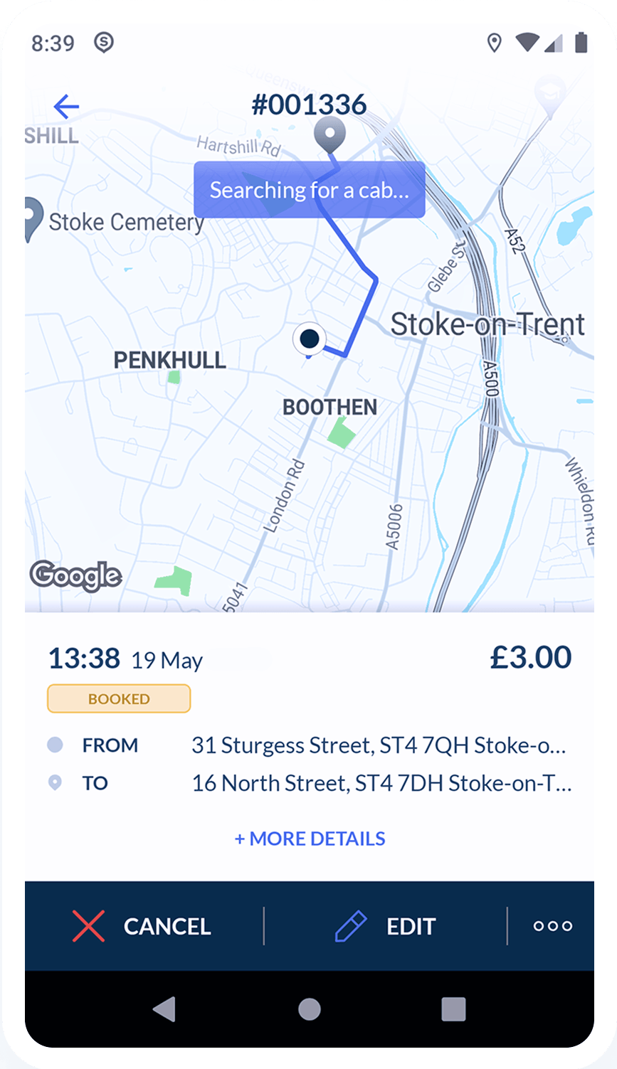 phone with sherlock app